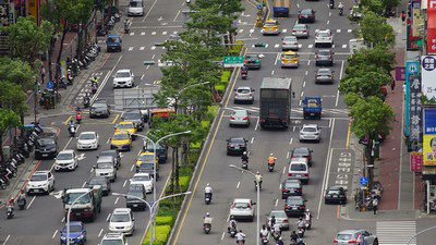 機動車輛密度高示意圖